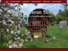 Tablet Screenshot of gypsycaravanbreaks.co.uk